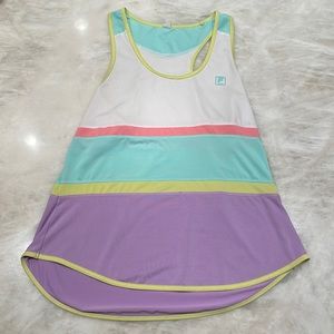 Athleisure sports tank in pastels. Size L.